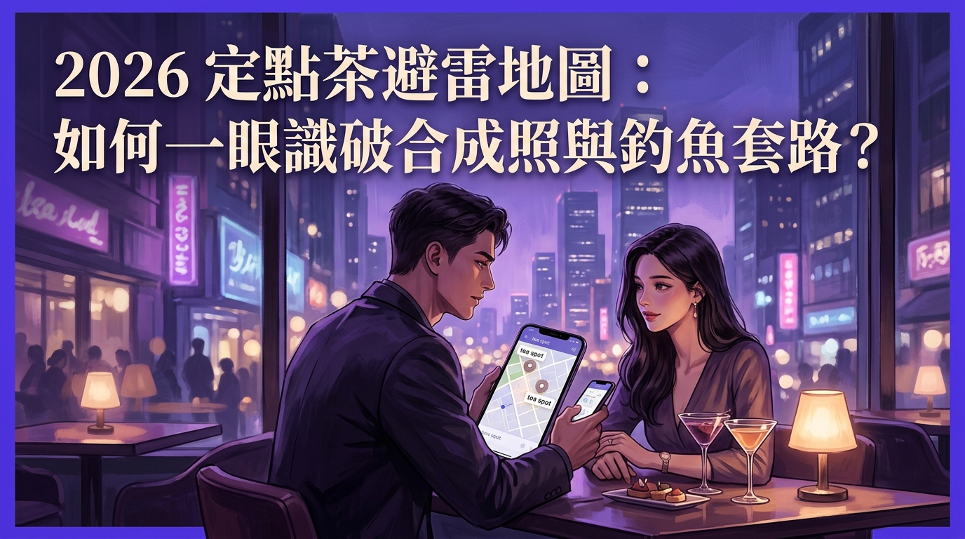 2026 定點茶避雷地圖：如何一眼識破合成照與釣魚套路？