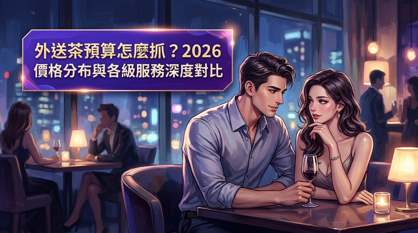 外送茶預算怎麼抓？2026 價格分布與各級服務深度對比。