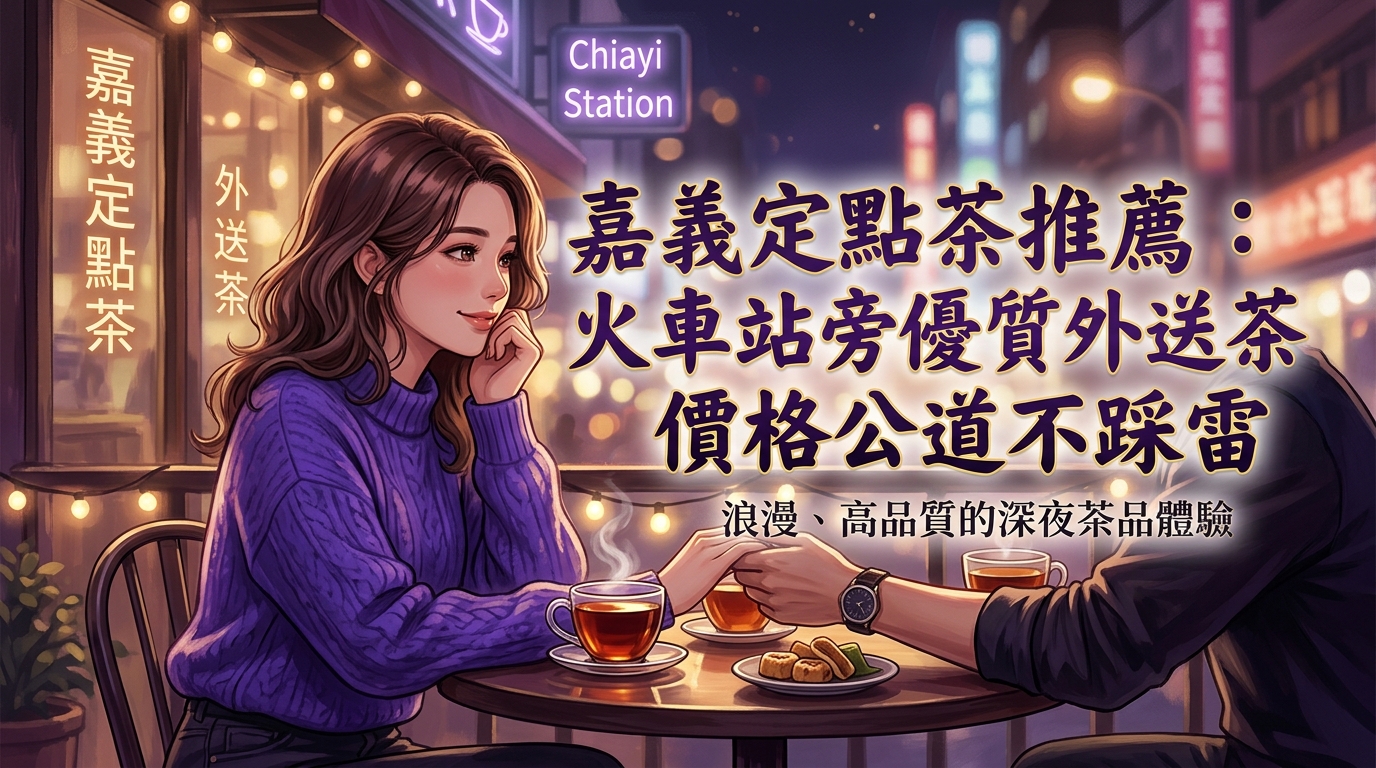 嘉義定點茶推薦：火車站旁優質外送茶，價格公道不踩雷