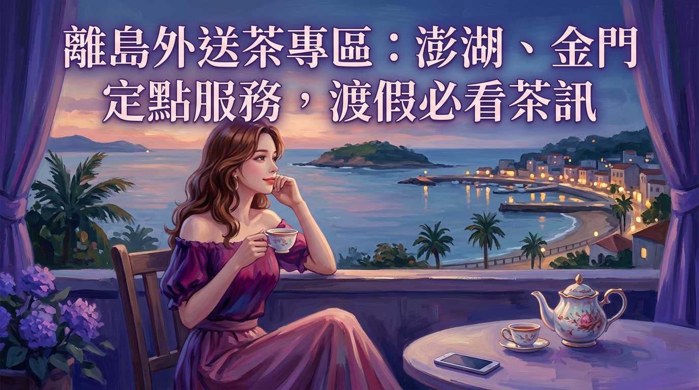 離島外送茶專區：澎湖、金門定點服務，渡假必看茶訊