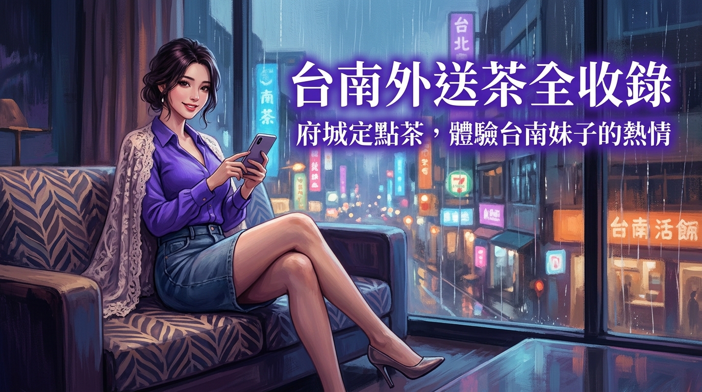 台南外送茶全收錄：府城定點茶，體驗台南妹子的熱情