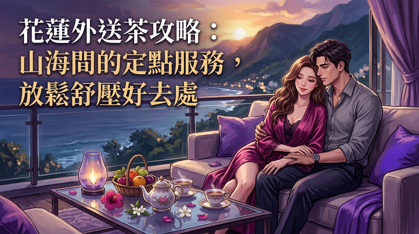 花蓮外送茶攻略：山海間的定點服務，放鬆舒壓好去處