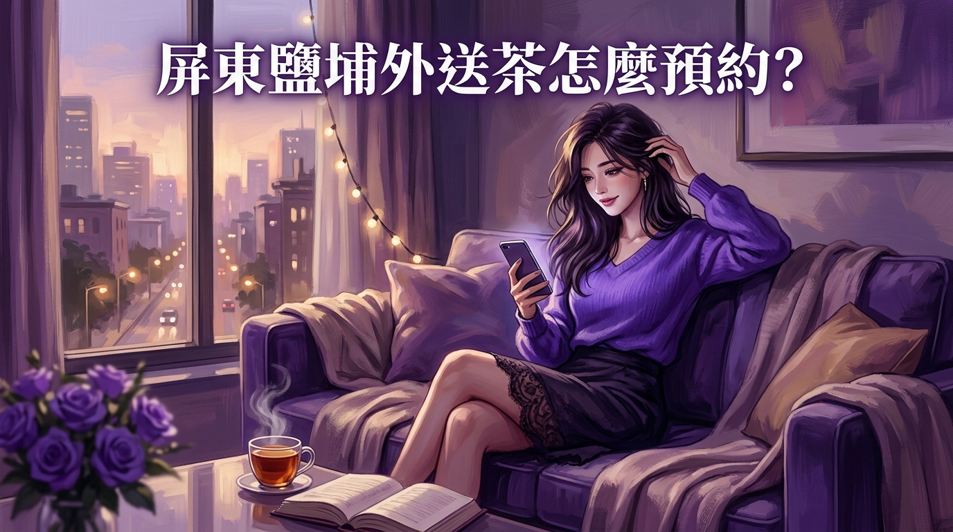 屏東鹽埔外送茶怎麼預約?