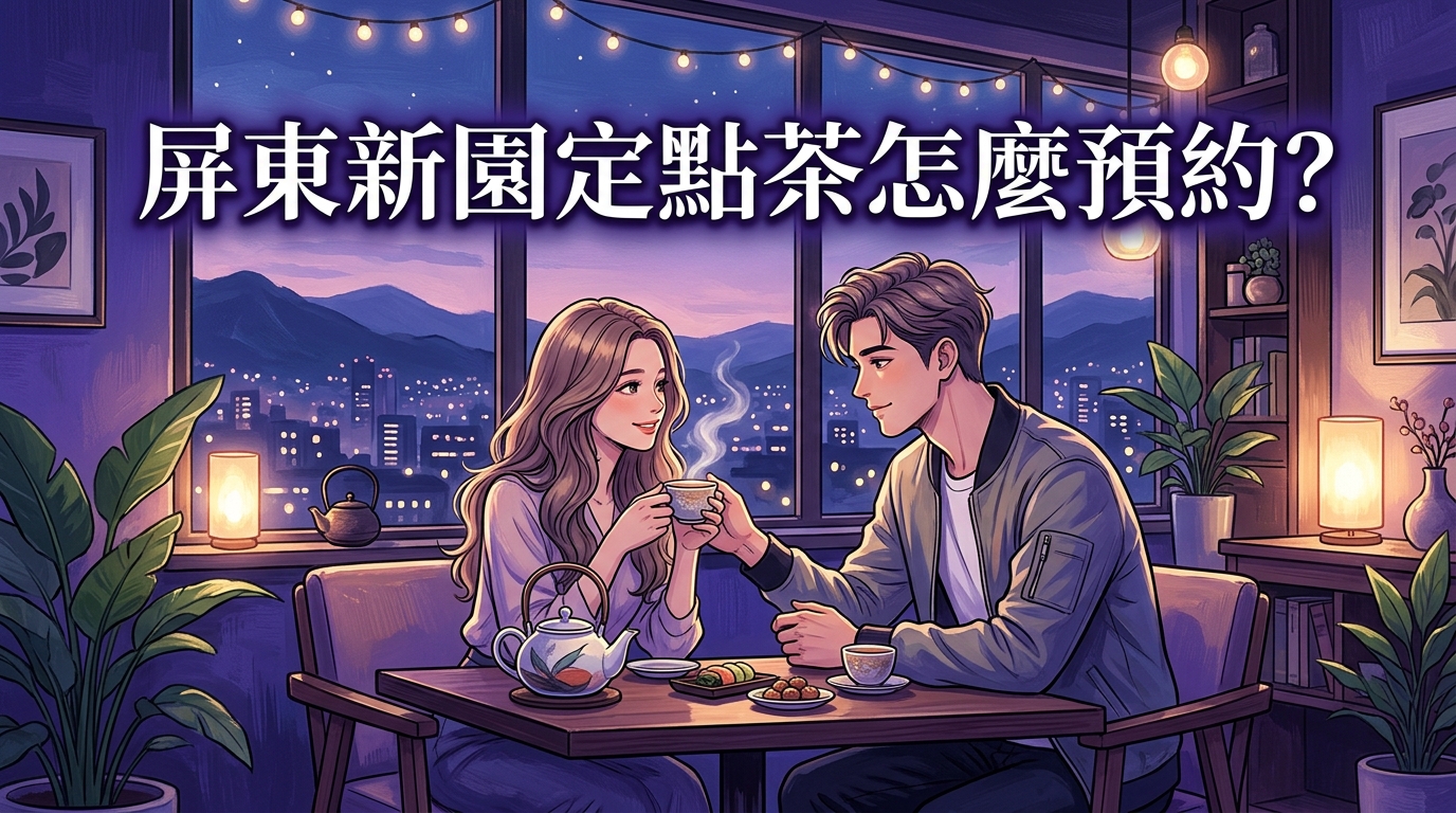 屏東新園定點茶怎麼預約?