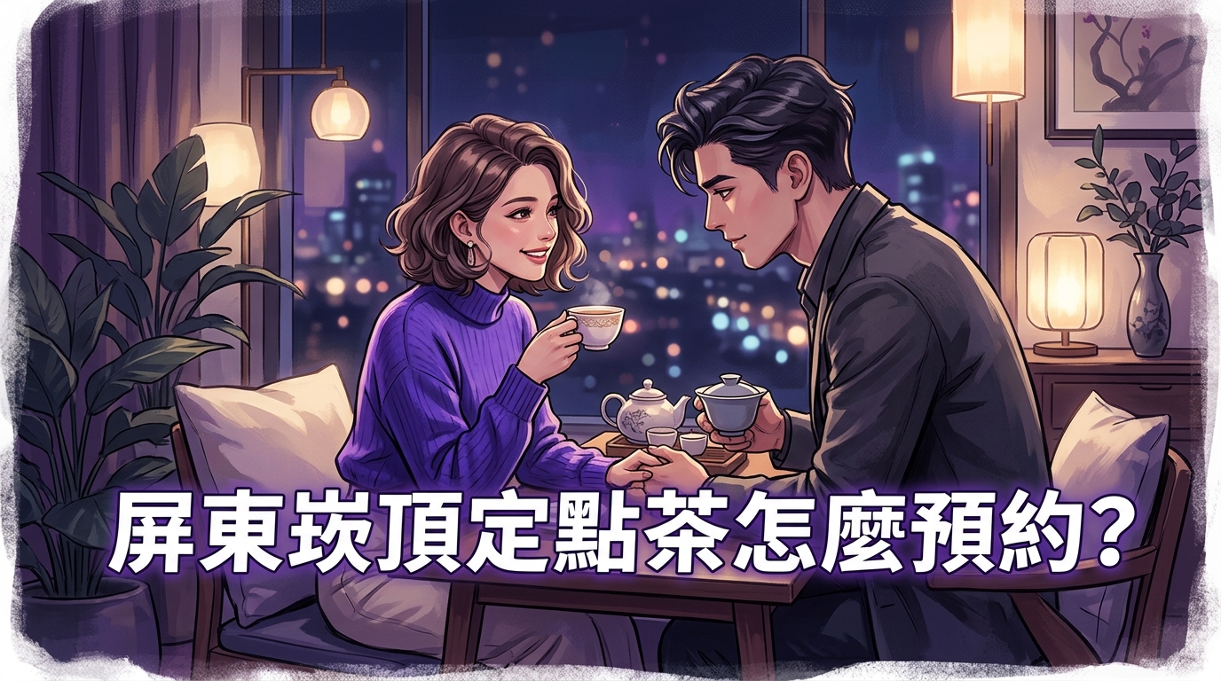 屏東崁頂定點茶怎麼預約?