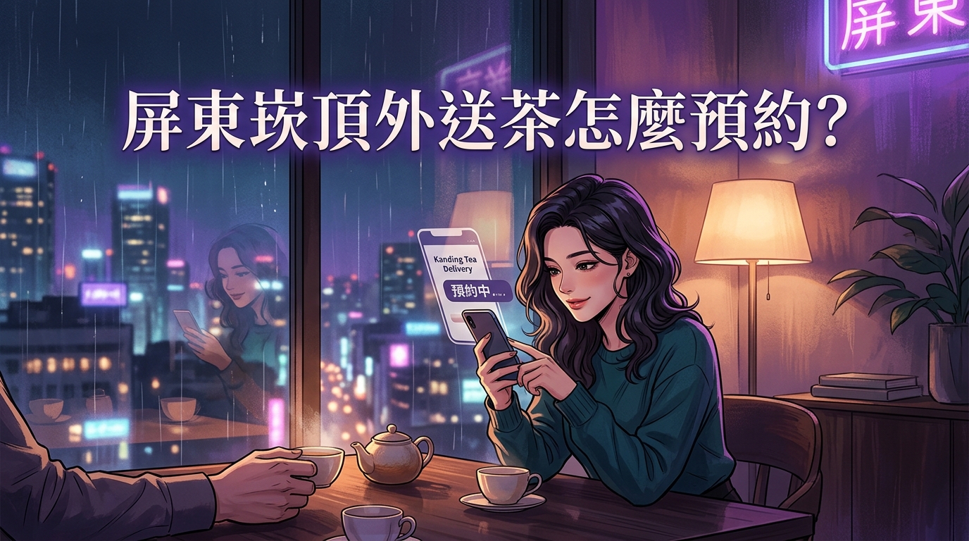 屏東崁頂外送茶怎麼預約?