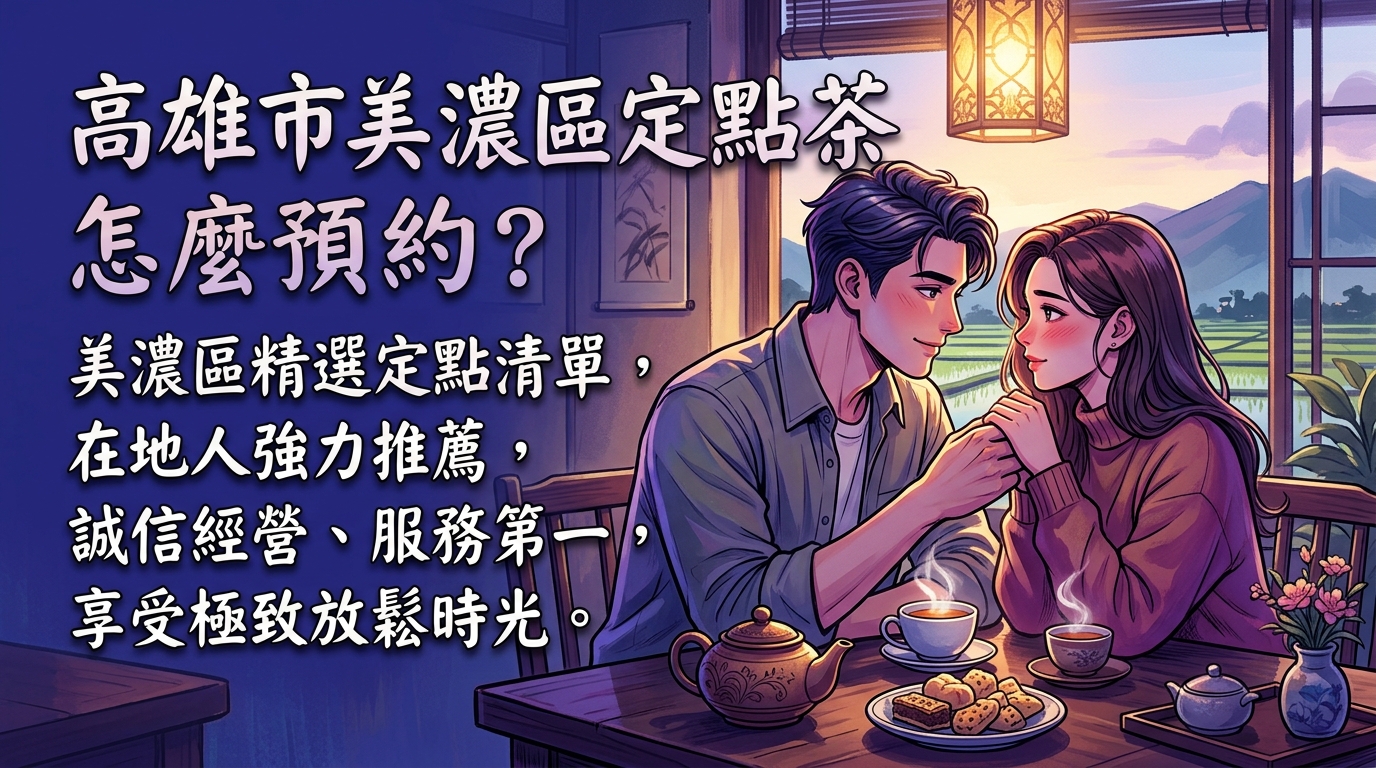 高雄市美濃區定點茶怎麼預約？ 美濃區精選定點清單，在地人強力推薦，誠信經營、服務第一，享受極致放鬆時光。