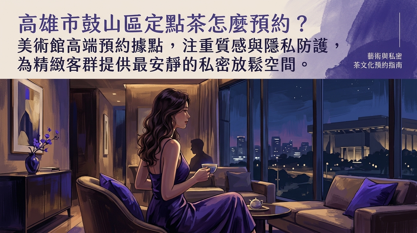 高雄市鼓山區定點茶怎麼預約？ 美術館高端預約據點，注重質感與隱私防護，為精緻客群提供最安靜的私密放鬆空間。