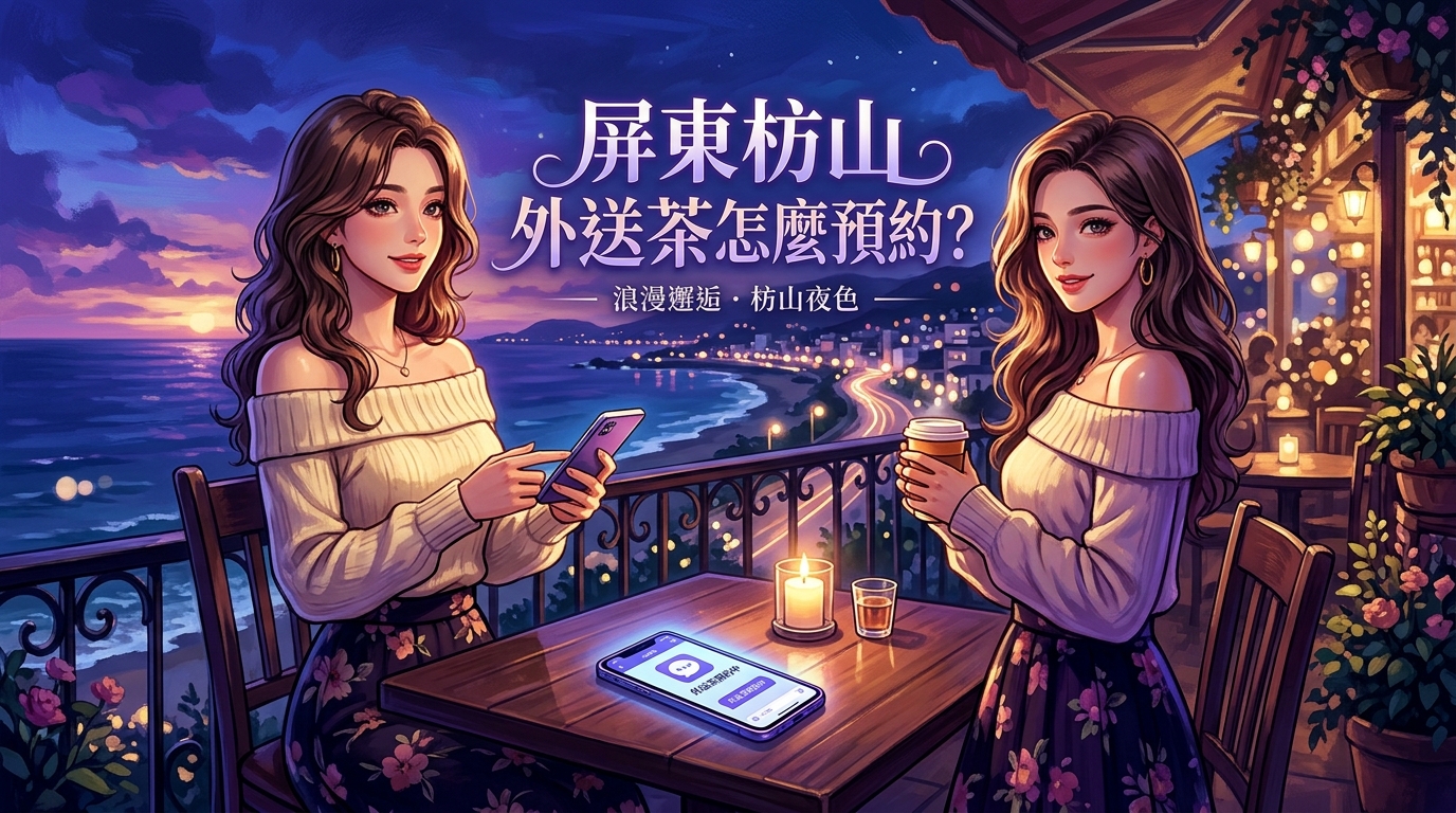屏東枋山外送茶怎麼預約?