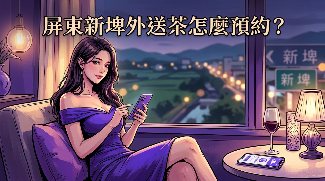 屏東新埤外送茶怎麼預約?