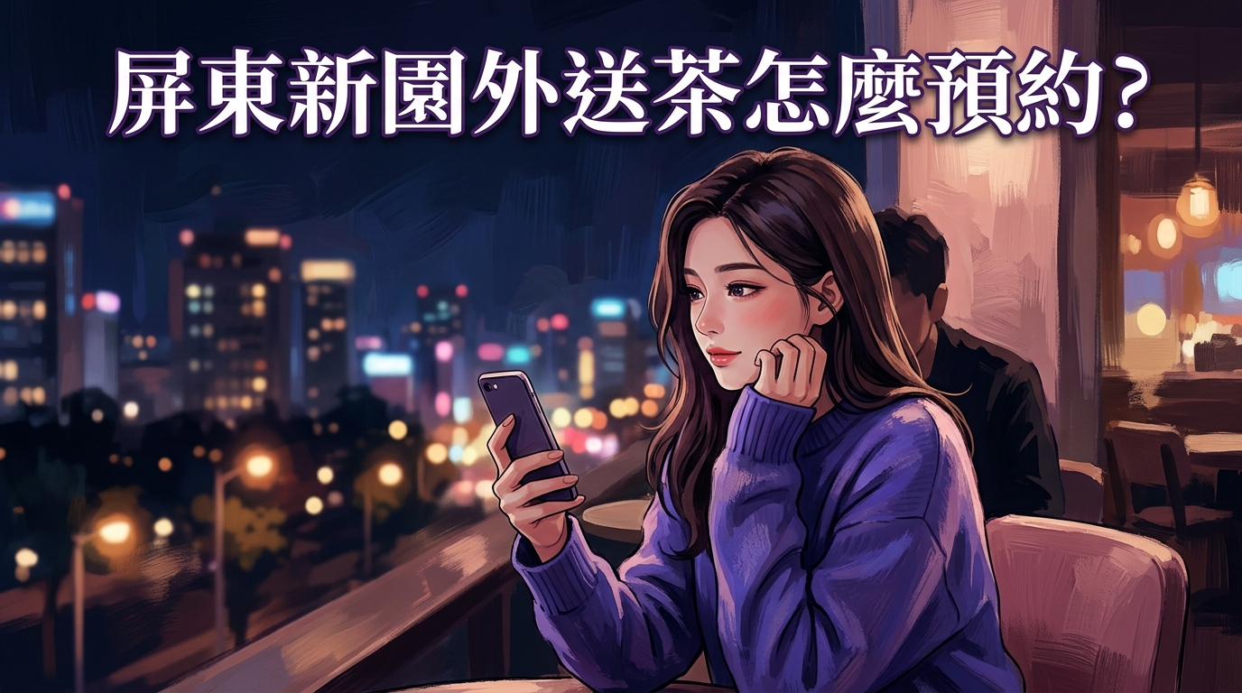 屏東新園外送茶怎麼預約?