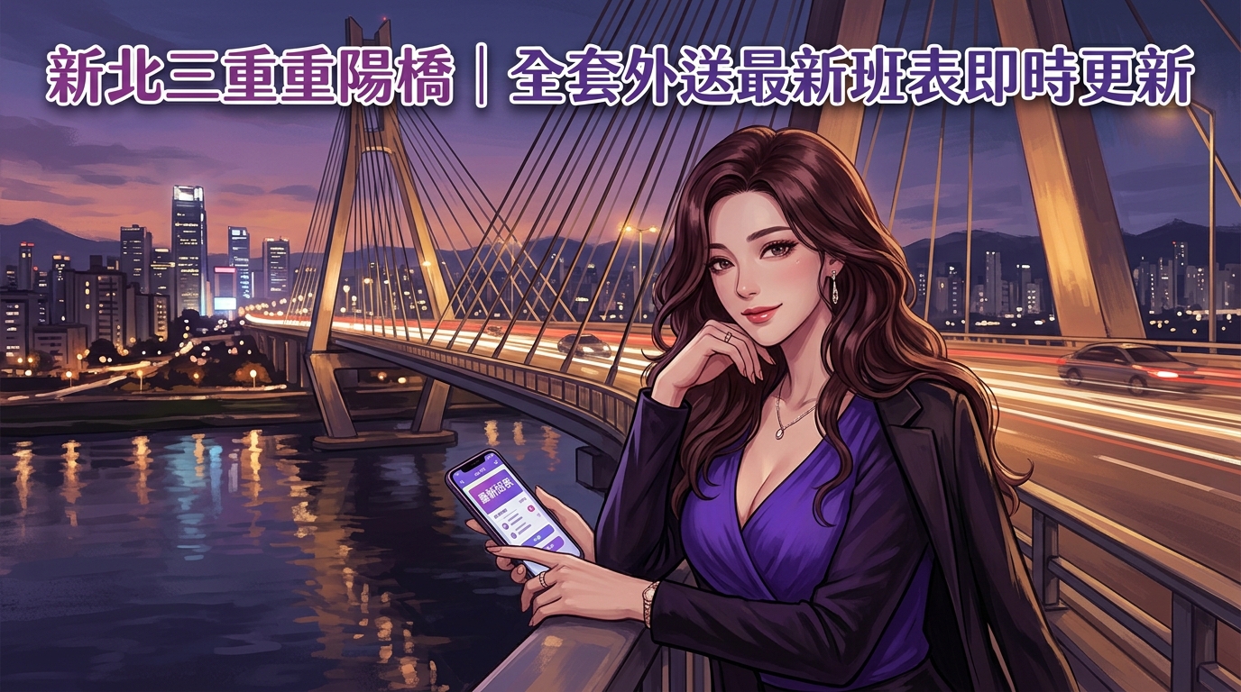 新北三重重陽橋｜全套外送最新班表即時更新